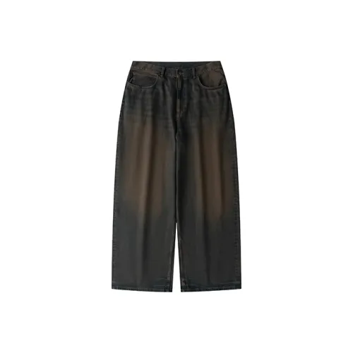 COUNTRY MOMENT Джинсы Унисекс Tie Dye Черный Коричневый