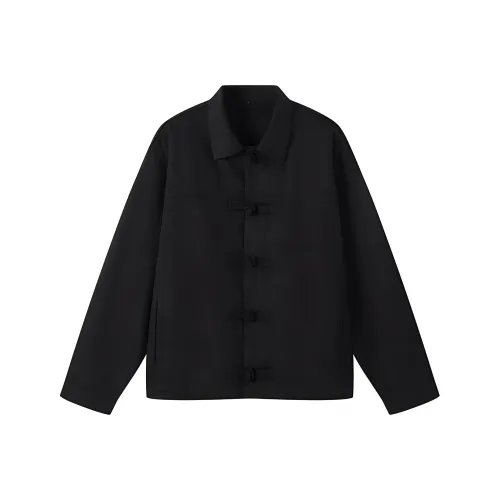 MUJI Мужские черные куртки