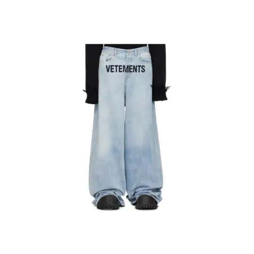 Vetements Blue Men's Jeans  
Vetements Синий Мужской Джинсы