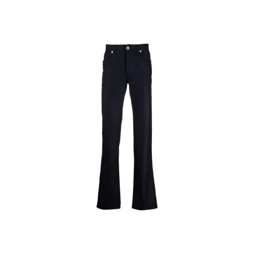 Brioni Мужские Джинсы Морского Синего Цвета