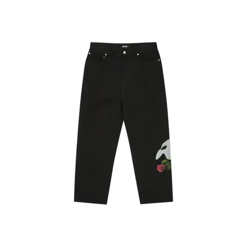 Дворцовый Phantom of the Opera Collaboration Черные Унисекс Джинсы