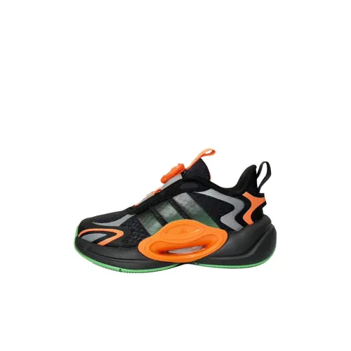 Adidas Galaxy Детские беговые кроссовки с низким верхом, черные, Kids