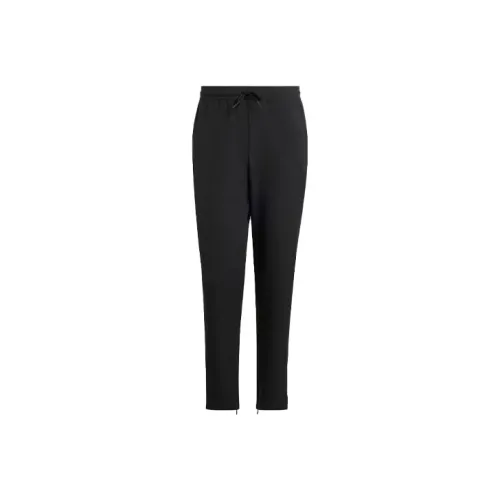 Adidas Manchester United Вязаные Тренировочные Штаны Мужские Черные