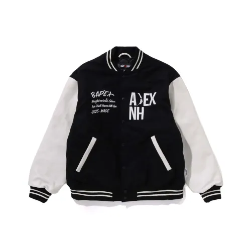 A BATHING APE Neighborhood Co Бренд Белая Унисекс Куртка