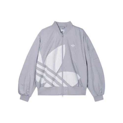 Adidas Originals FW24 Куртки и Пальто Унисекс Слава Серый