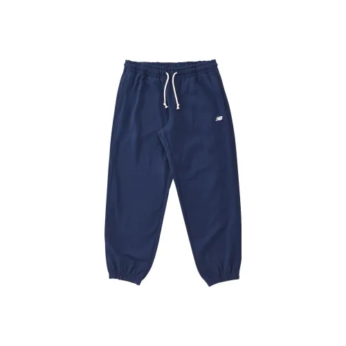 New Balance Athletics AMPLIFIED Темно-синие мужские вязаные тренировочные штаны