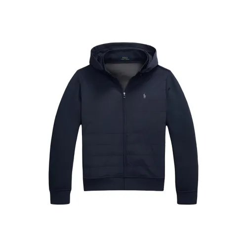 Polo Ralph Lauren FW24 Хлопковый пуховик Мужской Темно-синий