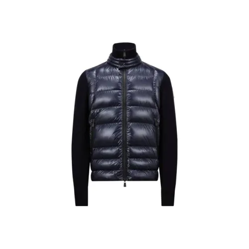 Moncler Пуховик Мужской Navy Синий