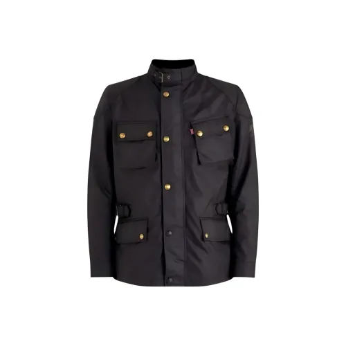 Belstaff Мужские куртки темно-морского синего цвета