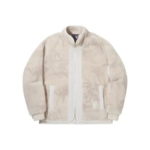 LINING x CHENGLONGLIANMING Хлопковый пуховик Мужской Овсяный серый