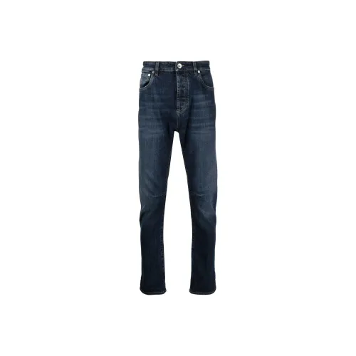 BRUNELLO CUCINELLI Индиго Мужские Джинсы