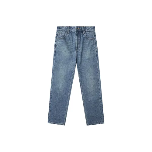 CARE OF LORD Джинсы Мужские Джинсовый Синий