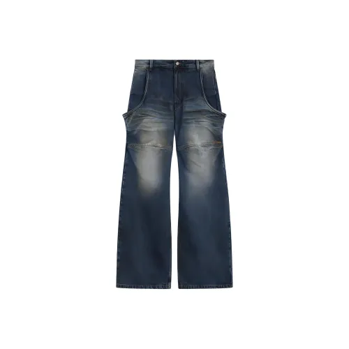 WE11DONE Blue Men's Jeans WE11DONE Синий Мужские Джинсы