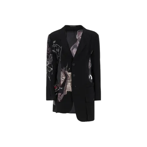 Yohji Yamamoto Черные Мужские Куртки