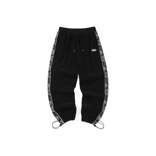 GENANX Повседневные брюки Унисекс Черный