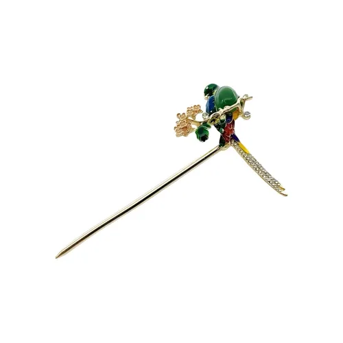 Заколки для волос с камнями покрытые серебром женские