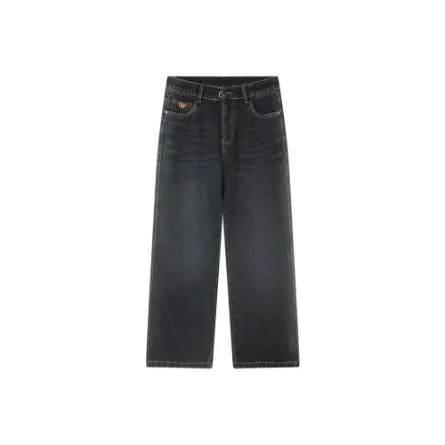 JEEP Черный Серый Мужские Джинсы