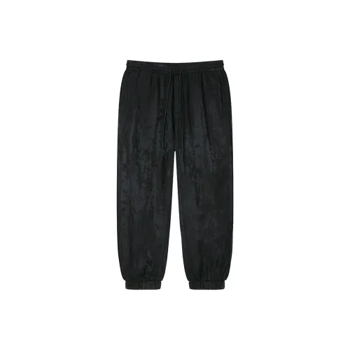 DAVID NAMAN Черные Мужские Вязаные Спортивные Штаны