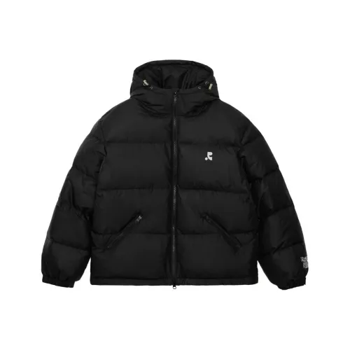 Rest Recreation FW24 2WAY Hooded Down Jacket Unisex Black