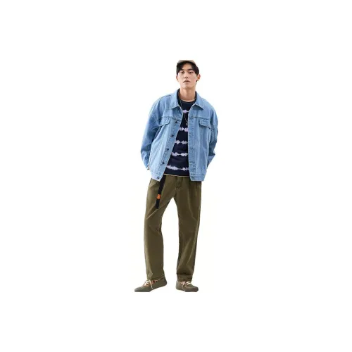 GOLDLION G+ Повседневные брюки Мужские Хаки зеленый