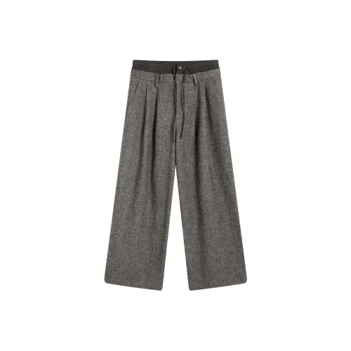 SAME FLOW Повседневные брюки Унисекс Темный Мох Серый