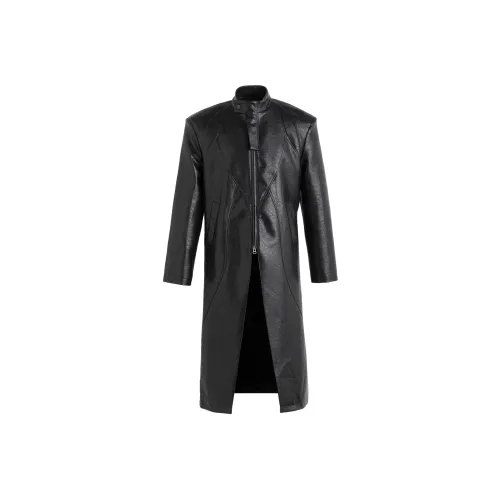 FRKM Leather Jacket Men's Black