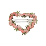 Вышивка Цветочный BB Нижняя заколка-Сердце 1 шт