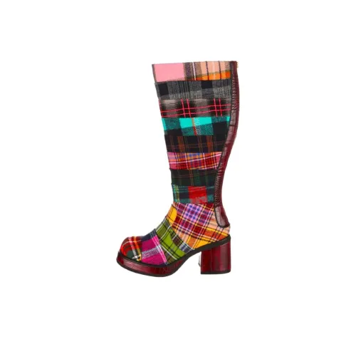 IRREGULAR CHOICE Высокие сапоги до колена, многоцветные, женские