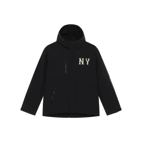 Mlb Base Logo New York Yankees Basic Collection 24FW Куртка Унисекс Черный