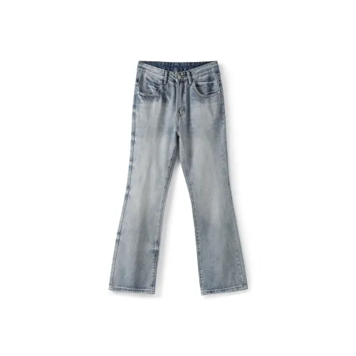 98SQUID Джинсы ледяного синего цвета унисекс