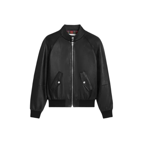 CELINE SS25 Кожа Куртка Мужская Черная