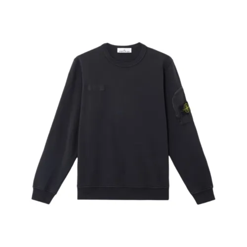 STONE ISLAND SS25 Черный Мужской Свитшот