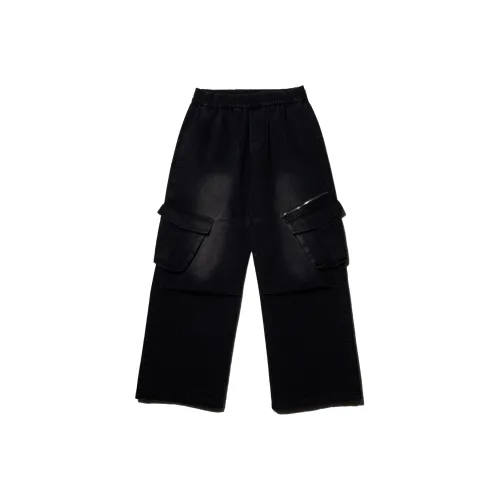 LOAD MIND Черные Унисекс Джинсы