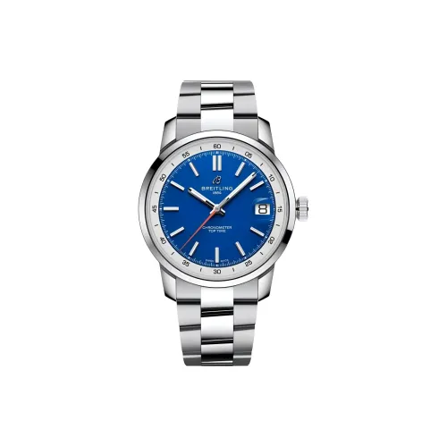 BREITLING Автоматический Механический Мужской Часы Time Collection 38 мм Синий