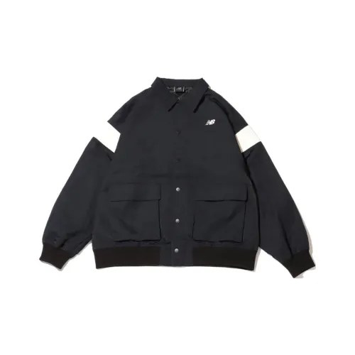 New Balance совместный бренд New Balance MET24 FW24 Куртки и пальто унисекс Черный Белый