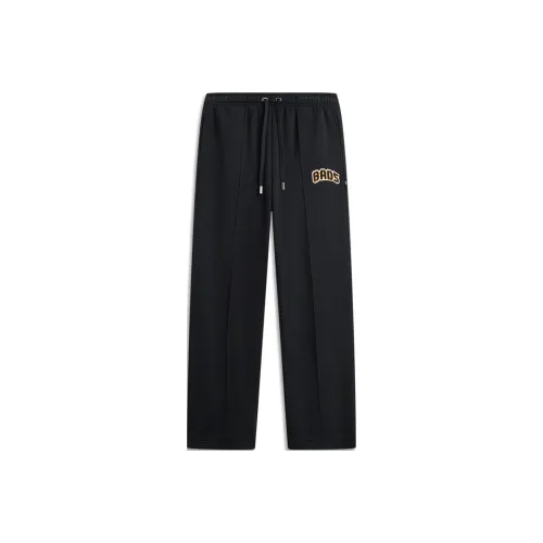 LINING Badfive 1 Черные Мужские Вязаные Спортивные Штаны