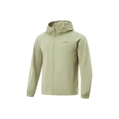 LINING Fitness Series Тренчкот Мужской Пряный Лист Зеленый