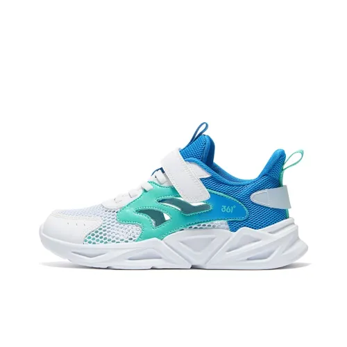 361°KIDS Drive Wind 1,0 Скользящая Резистентная Легкая Амортизация Детская Беговая Обувь Белый Синий Зеленый