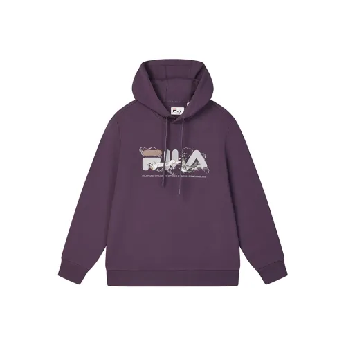 FILA Night Темно-фиолетовый Мужские Свитшоты