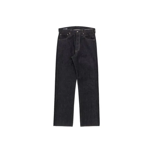 Visvim Темно-синие мужские джинсы