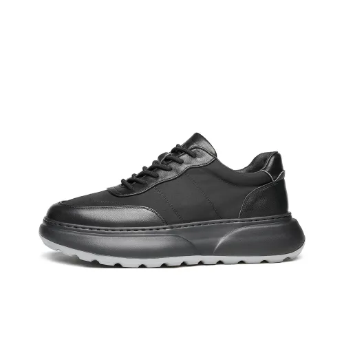 MILLIE'S Износостойкий Дышащий Низкий Топ Casual Мужской Черный