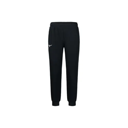 Mizuno Черные Унисекс Вязаные Тренировочные Брюки