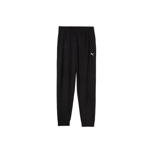 PUMA Raining Брюки Вязаные Тренировочные брюки Унисекс Черный
