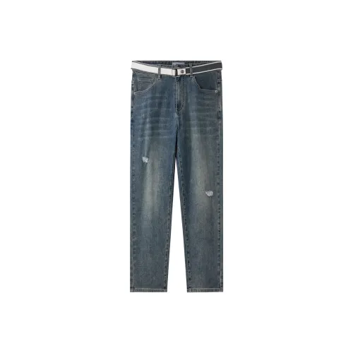 HLA Power Young Series Джинсы Мужские Синий Серый DENIM GRADIENT