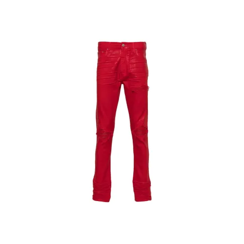 AMIRI SS24 Джинсы Мужские Кирпично-красные