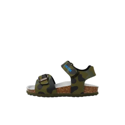 GEOX Chalki Детские сандалии Низкий Топ Зеленый/Серый Kids