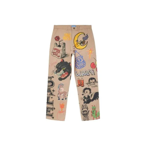 Chinatown Market Multicolor Men's Casual Pants Чайнатаун Маркет Многоцветные Мужские Повседневные Брюки