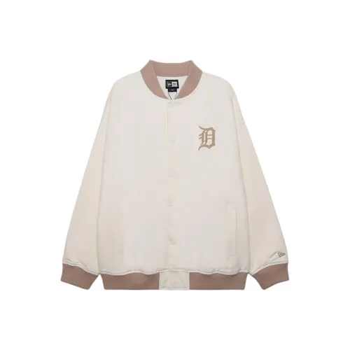 New Era Collaboration FW24 Хлопковый пуховик унисекс Айвори Белый