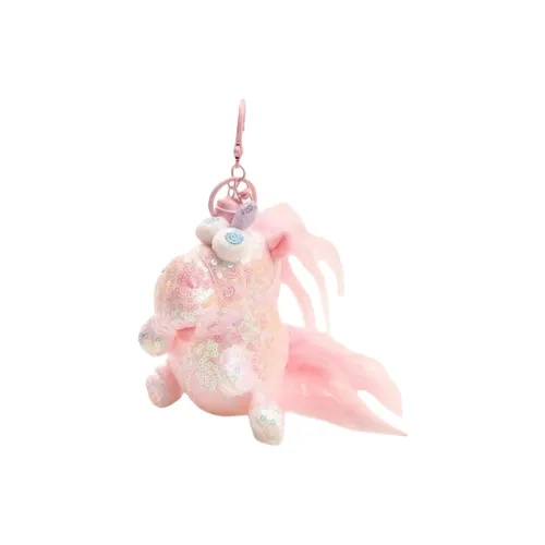 JIUJI Sequins Unicorn Rainbow Angel Pony Брелок Кукла Плюшевая Подвеска 13 см Высота