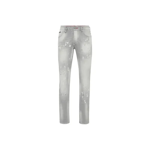 PHILIPP PLEIN Earth Серый Мужские Джинсы